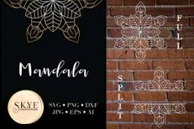 Download Mandala Ornament Monogram Svg Graphic Graphic By Alyviaskye Creative Fabrica
