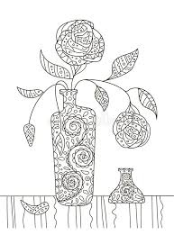 Complex duck and camomile coloring page. Hand Drawing Coloring Book For Children And Adults A Beautiful Pattern With Small Details For Creativity Antistress Decor Still Stock Illustration Illustration Of Book Decoration 166592445