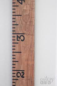 How To Mark Height On A Ruler Growth Chart Home Decor