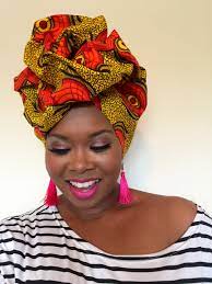 Culture Confidence Convenience Crowned In Royalty Pre Made Head Wraps Are The Perfect Solution For Transitioni Head Wraps African Head Wraps African Print