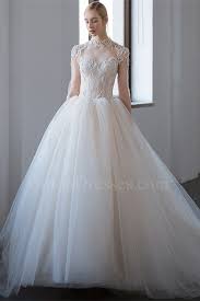 Check spelling or type a new query. Gorgeous Ball Gown High Neck Open Back Long Sleeves Beaded Lace Tulle Wedding Dress