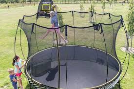 Giantex 14ft trampoline with enclosure. Finding The Cheapest Trampolines With Enclosure For Sale