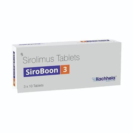 Siroboon Sirolimus 3mg Tablets (10 Tablets) at ₹ 2190/strip in Nagpur | ID: 2856898258391