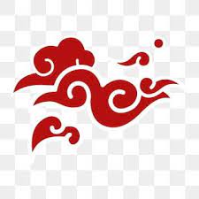 Red Chinese Style Clouds Decoupage In 2021 Prints For Sale Reds Poster Blessing Words