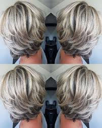 Short hairstyles have been one of the main trends among women's hairstyles for several seasons in a row. Attractive Silver Bob Hairstyle In 2020 Grey Hair Color Long Gray Hair Silver Blonde Hair
