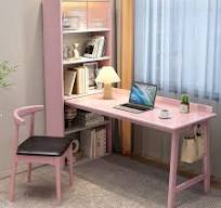 Amazon.com: FAANAS Home Office Computer Desk with Bookshelf ...