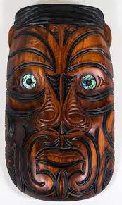 At Auction: New Zealand Hand Carved Koruru Mask