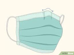 Baskı, kumaşın ön yüzünde daha belirgindir. Tibbi Maske Nasil Takilir Wikihow
