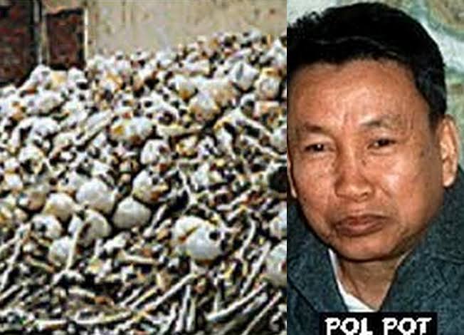 Resultado de imagem para TERROR DE POL POT NO CAMBOJA"