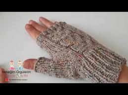 Elifpirenvise Eldiven Knitting Parmaksiz Eldiven Modeli Youtube 2020 Parmaksiz Eldiven Eldiven Orgu