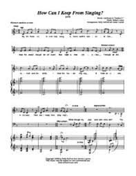 Music composed/produced by sally deford. How Can I Keep From Singing Satb Sally Deford Music