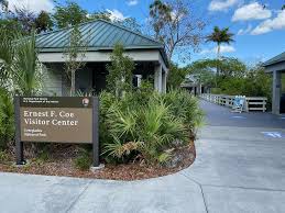 Front of Ernest F. Coe Visitor Center