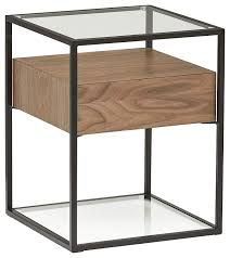 Rivet King Street Industrial Floating Side Table Night Stand In 2020 Side Table Furniture End Tables