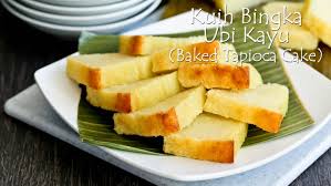 Resep diadaptasikan dari buku 500 resep kue. Kuih Bingka Ubi Kayu Baked Tapioca Cake Roti N Rice