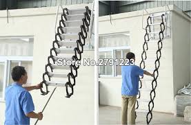 ··· en131 wall mounted aluminium folding stairs loft attic ladder. High Quality Wall Mounted Folding Ladder Loft Stairs Attic For Folding Ladder Black New Ladders Aliexpress