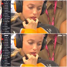 Margarida Corceiro showing her support in the McLaren garage last weekend  💜 Always cheering