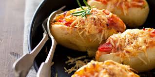 Pommes De Terre Farcies Au Jambon De Parme Recette Recettes De Cuisine Recette Pomme Et Pommes De Terre Farcies