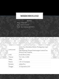8 contoh paper yang baik dan benar dengan berbagai tema. Contoh Ppt Resume Jurnal