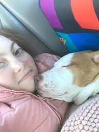 Fur baby support and comfort for severe headaches