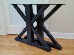Create Your Own Farmhouse Table With These Trestle Metal Table Legs By Dirt Frog Furniture Metal Table Legs Steel Table Legs Metal Leg Dining Table