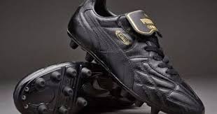Black And Gold Puma Shoes Puma King Top K Fg Football Boots With Black And Gold Color Puma Football Boots Football Boots Black Football Boots