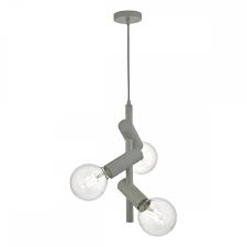 Led fluorescent tube replacements and led retrofit strip kits. 3 Light Industrial Style Ceiling Pendant Grey Lighting And Lights Uk