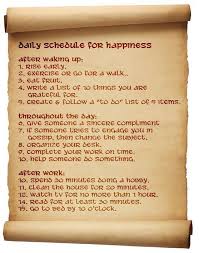 A Daily Schedule For All Of Us Daily Schedule Happy Good Advice