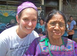 Dr. Marissa Knutson and a patient with new glasses