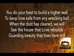 Love is a hurricane in a blue sky