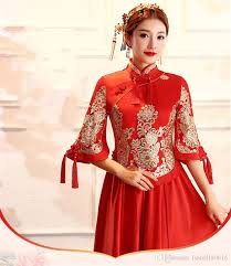 Chinesische hochzeitskleid robe elegante chinesische frauen kleid qipao cheongsam lange hochzeitskleid abendkleid rot la robe de mariage kaufen | discounts. Grosshandel 2019 Neue Frauen Traditionelle Chinesische Hochzeitskleid Red Cheongsam Kleid Vintage Qipao China Kleider Roben Oriental Kleider Hochzeit Cosplay Kleid Von Isabella0616 50 77 Auf De Dhgate Com Dhgate