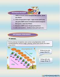 Jadi, messi telah menempuh jarak 20 km selama ia berlari. Lkpd Hubungan Kecepatan Jarak Dan Waktu Worksheet