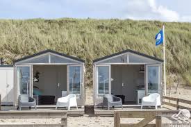 Strandhauser Wijk Aan Zee Hutten Am Meer Am Strandpavillon Noorderbad Holland Strand Urlaub Strandhauser Sommerurlaub
