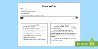 Știm din clasele primare că o cratimă are și rolul de a separa două valori morfologice diferite care se. ExersÄm Scrierea CorectÄ Sau S Au Dictare Teacher Made