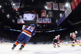 Then in 2015, they started to play at the barclays center in brooklyn (the same stadium where the brooklyn nets play). New York Islanders Pittsburgh Penguins Shift To Nassau Coliseum To Resume Playoff Battle Lighthouse Hockey