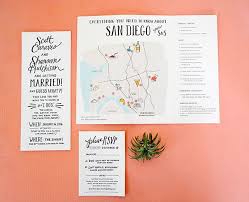 Hand Lettered San Diego Wedding Invitations Funky Wedding Invitations Fun Wedding Invitations Wedding Invitations San Diego