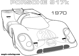 1970 Porsche 917k Coloring Page Coloring Pages Sports Coloring Pages Disney Coloring Pages