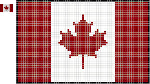 Canadian Flag By Alien Exile Deviantart Com On Deviantart Canadian Flag Cross Stitch Patterns Cross Stitch