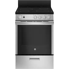 Compare similar single oven electric ranges. Ge 24 Inch 2 9 Cu Ft Single Oven Electric Range Oven With Steam Cleaning In Stainless Stee The Home Depot Canada