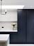 Farmhouse Navy Kitchen Cabinets