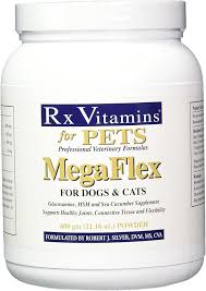 Vitamin e (tocopherol acetate) 45 iu. Rx Vitamins For Pets Megaflex For Dogs And Cats Glucosamine And Msm Supports Joints Tissue And Flexibility 600g Powder Cat Vitamins Dog Vitamin Dog Cat