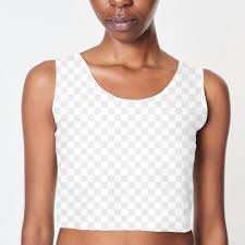 Women S Cropped Tank Top Png Mockup On A Model Free Image By Rawpixel Com Roungroat In 2020 Clothing Mockup Cropped Tank Top Women Crop
