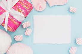 Today's baby showers are less traditional and more focused on fun—for you and your guests. Free Photo Presents For Baby Shower And Postcard