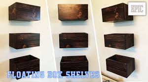 The process for installing floating shelves is simple. My Next Project Floating Box Shelves Youtube