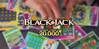 Nouveau Jeu A Gratter Black Jack Fdj