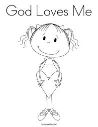 There's nothing more encouraging that that. God Loves You Coloring Pages