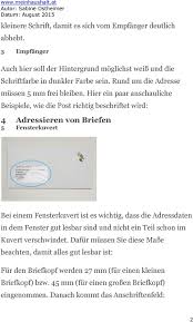 Wortschatz & grammatik a1 behandelt alle themenbereiche. 1 Briefe Und Pakete Richtig Beschriften Pdf Kostenfreier Download
