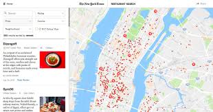 restaurant map nytimes.com