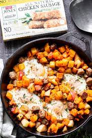 Easy to make freeze well taste delicious. Butternut Apple And Chicken Sausage Hash Paleo Whole30
