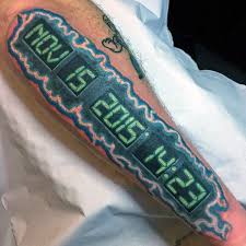 Back to the future tattoo. 50 Back To The Future Tattoo Designs For Men Sci Fi Ink Ideas