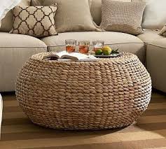 Beautiful Seagrass Coffee Table Round Round Woven Seagrass Coffee Table Traditional Coffee Coffee Table Pottery Barn Wicker Coffee Table Coffee Table Farmhouse